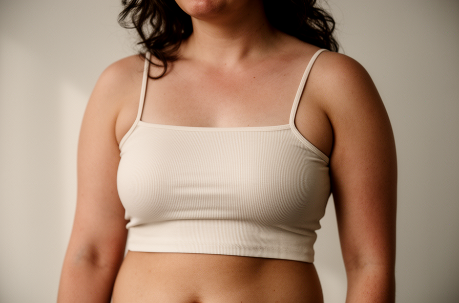 crop top for apple shape