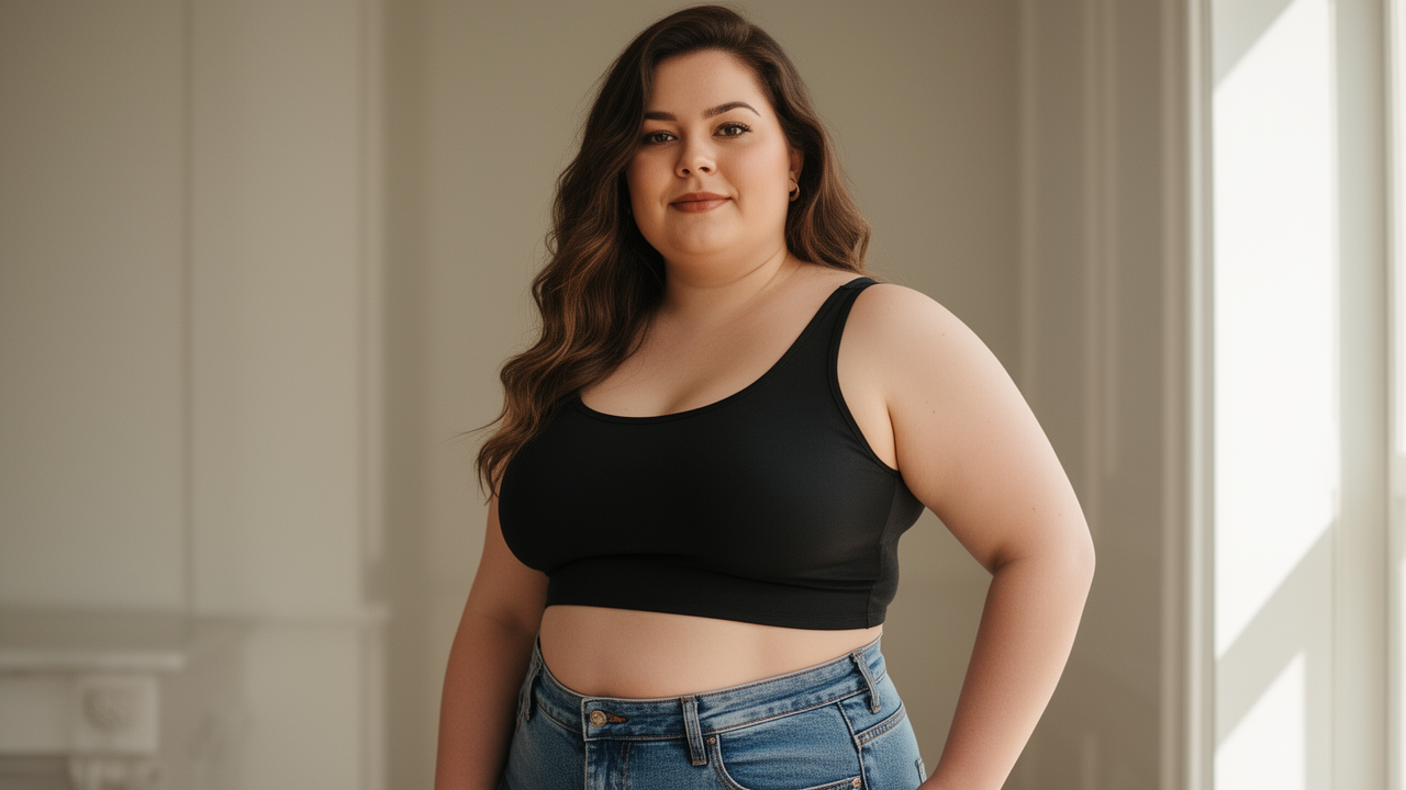 Crop Top For Apple Shape