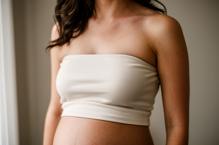 styling crop tops for maternity
